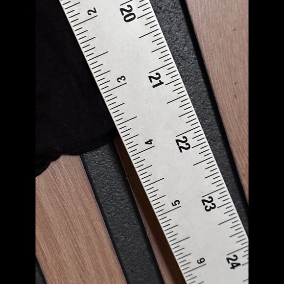 Sew Trendy Maternity Gown XS Womens Black Maxi Chiffon Knit Long Sleeve - Picture 5 of 7